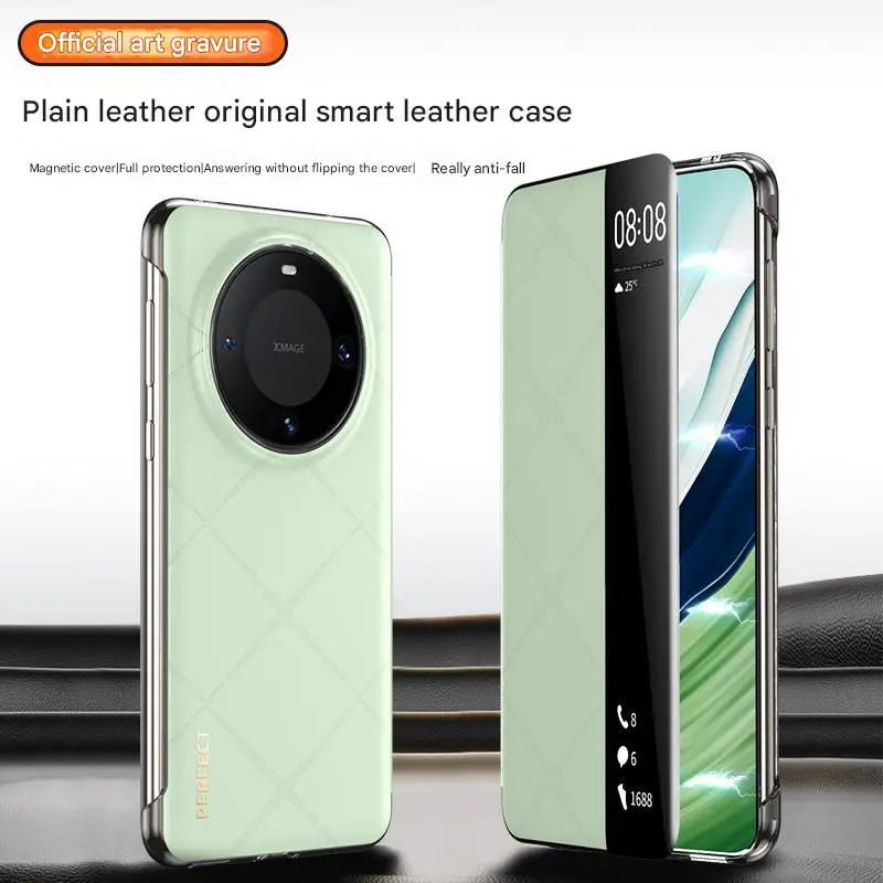 

Luxury Leather Case For huawei mate 60 pro plus shell mate 60 pro cover mate 60 rs case shell Fashion Skin-friendly Shockproof