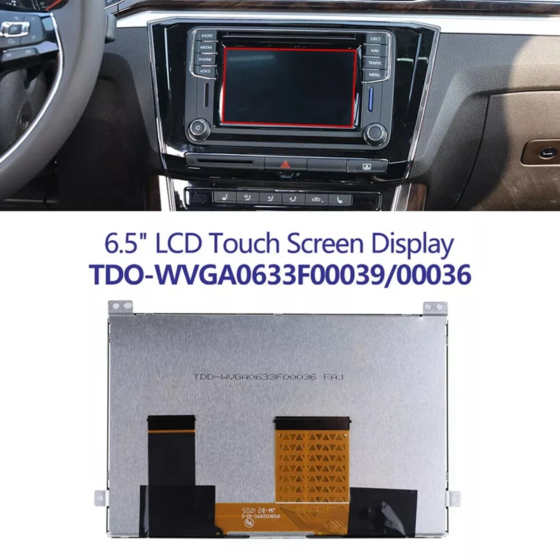 

Car Navigation Radio 6.5In LCD Display Touchscreen Assy TDO-WVGA0633F00036/39 For Skoda VW MIB 200 682 TDOWVGA0633F00045