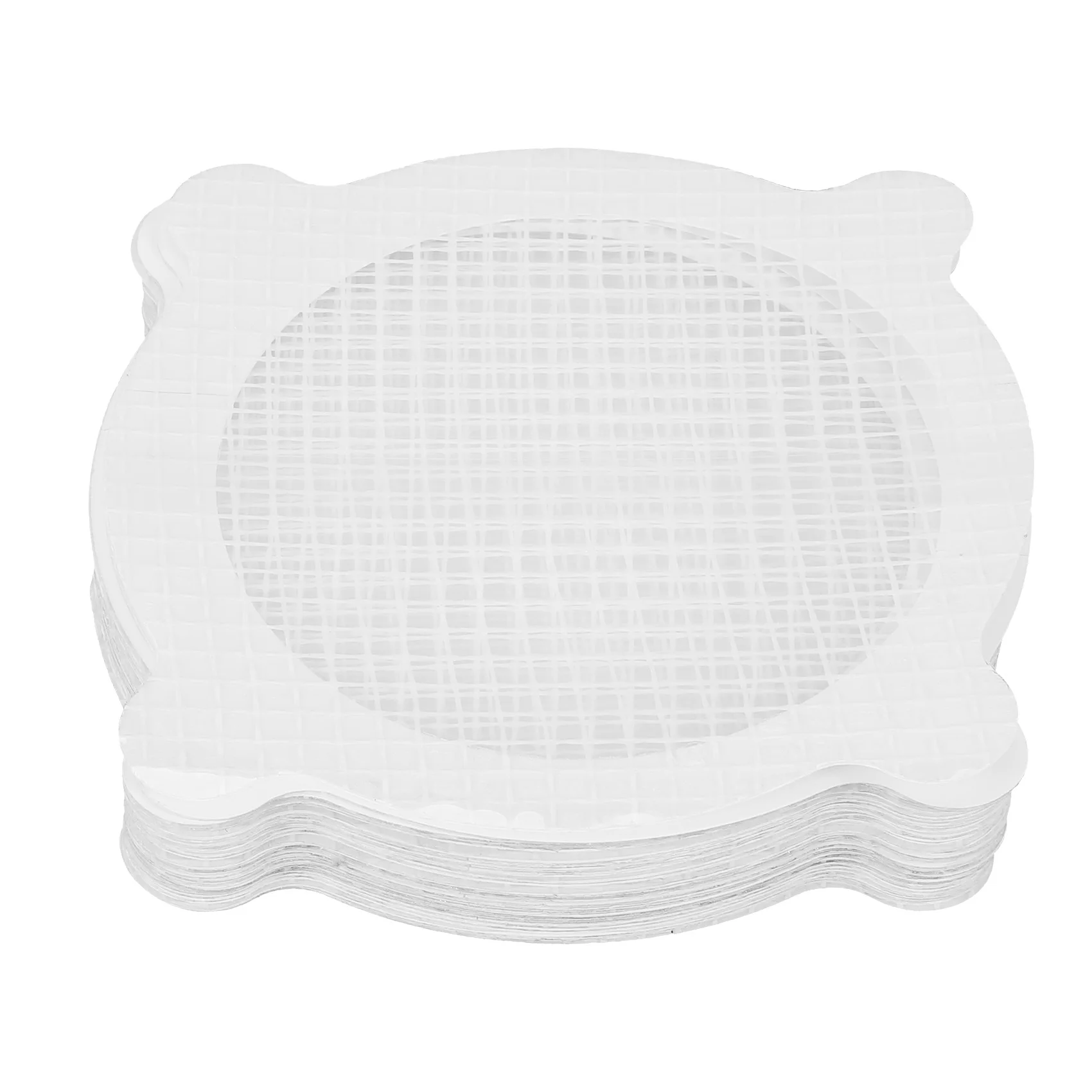 30 шт. одноразовый слив для душа, крышка для улавливания волос для душевых и ванн, сетчатые наклейки, сетчатый фильтр, наклейка на сито для раковины