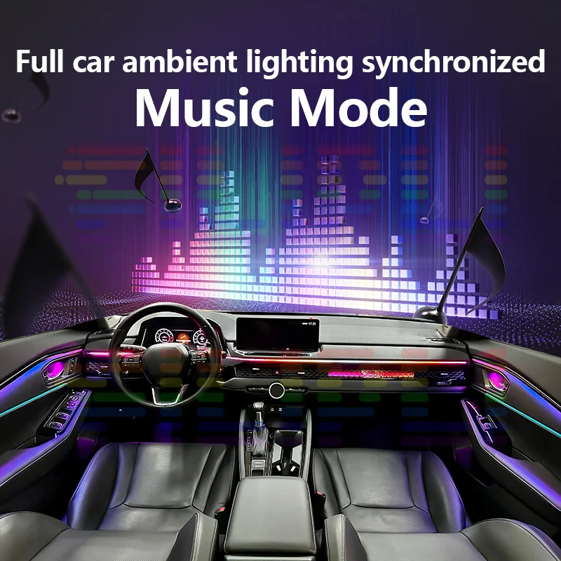 Dashboard Decorative LED  For Toyota COROLLA CROSS/Frontlander 2022-2025 APP Control Ambient Light Atmosphere Lamp