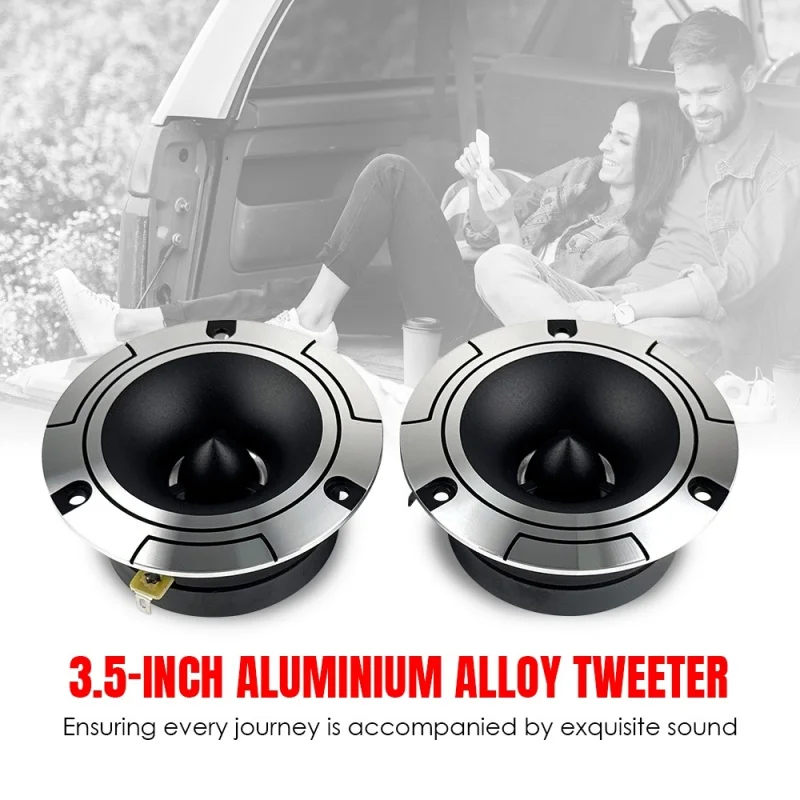 150W Car super-treble speaker，Bullet-shaped，Aluminum frame，Built-in capacitor，Universal Installation，Superior penetration power