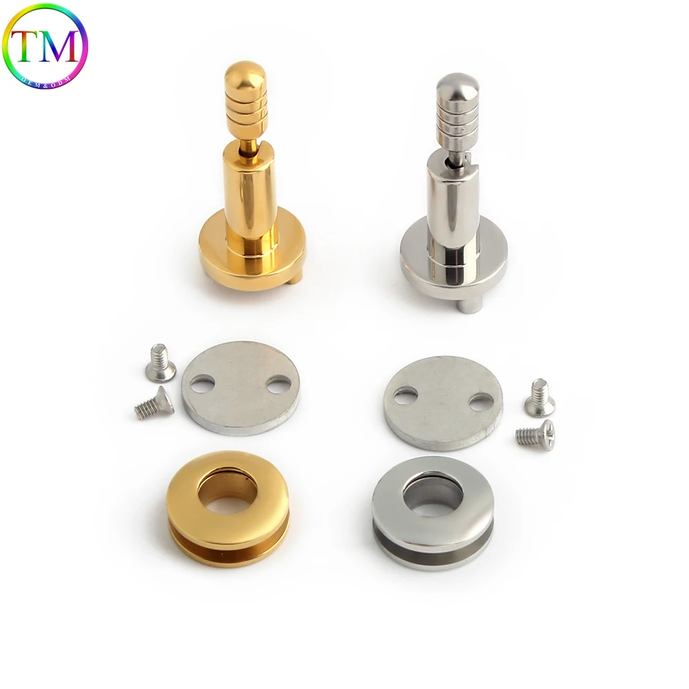 1-5Sets Stainless Steel Trigger Clasps Clips Metal Snap Hooks For Shoulder Strap Bags Key Locks Pin Buckle Rivets Accessories