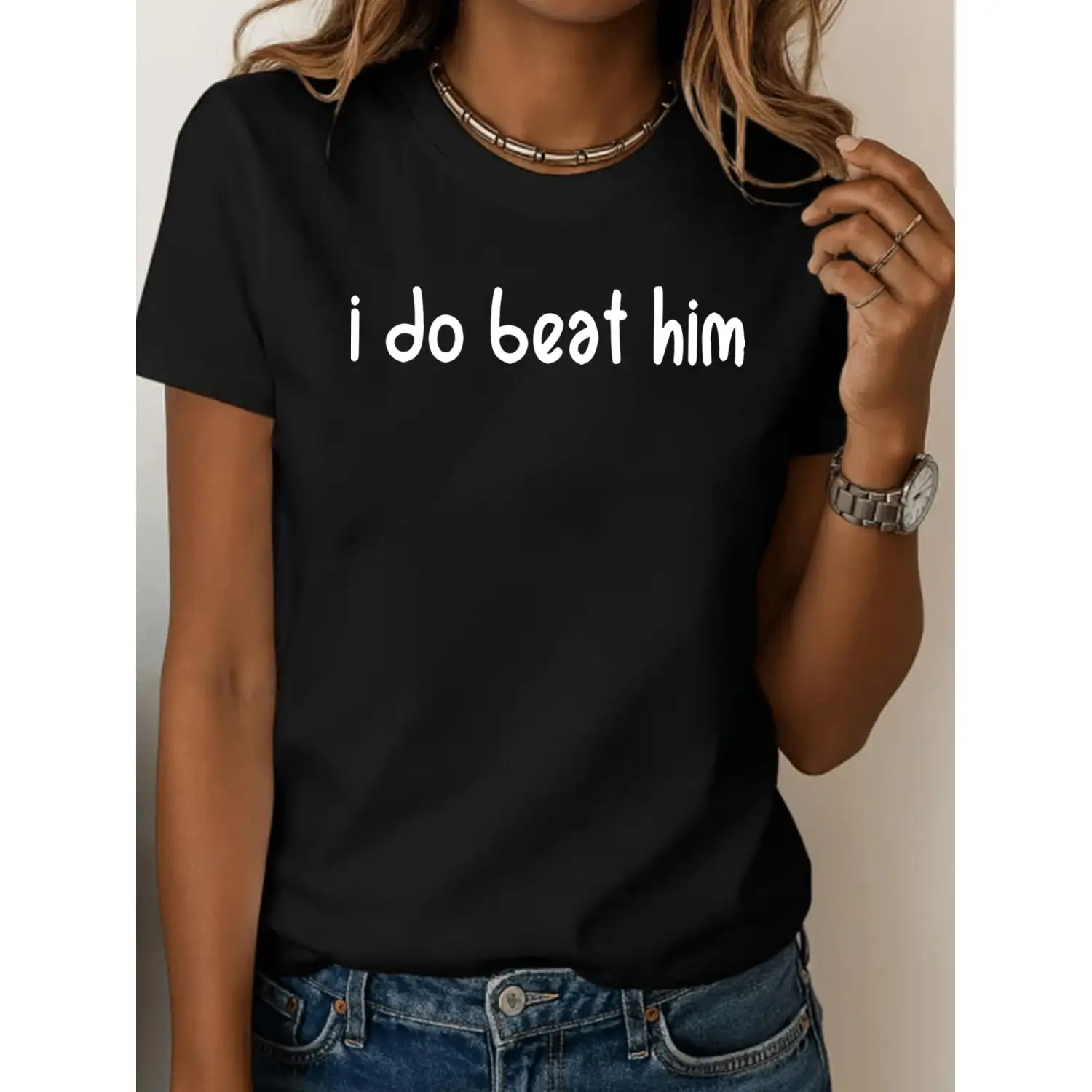 My Husband Said I Beat Him… He’s Right The Truth Behind “My Wife Beats Me” Funny Wife’s Sarcastic Tee