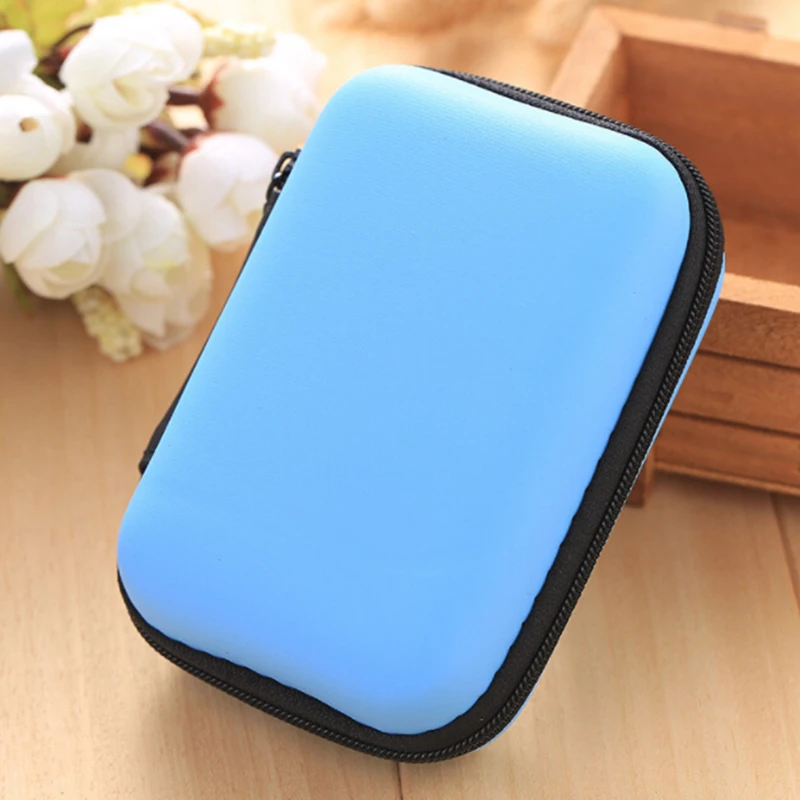 Box USB storage bag Data cable Headset Holder Portable Travel Cable Travelling Case Waterproof Digital Earphone Exquisite
