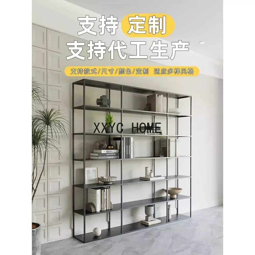 

Nordic minimalist shelves, iron art, light luxury, multi story living room storage shelves, bookshelves, office walls, floor to