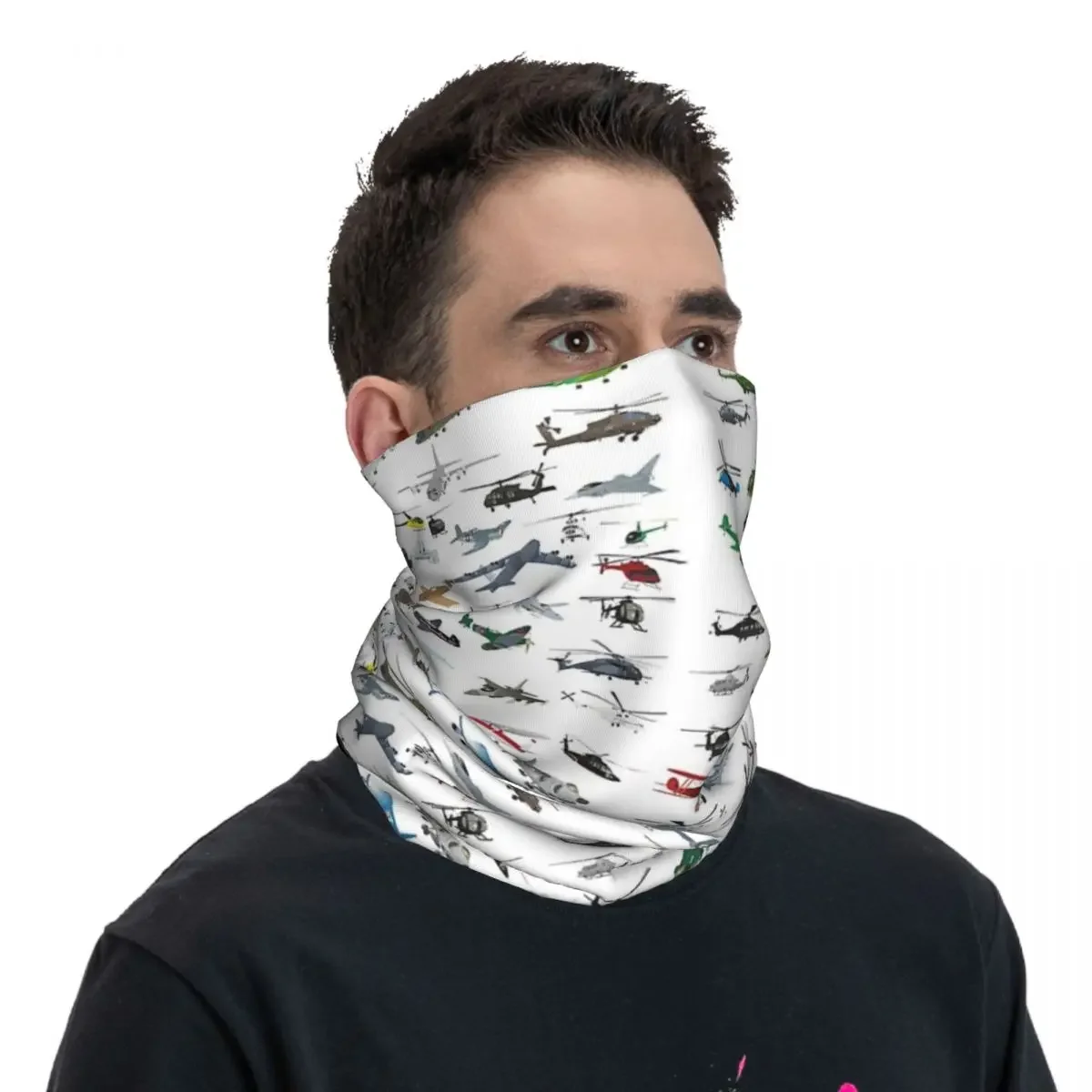 Bandana de varios colores para hombre y mujer, pañuelo estampado para el cuello, bufanda para correr, Invierno