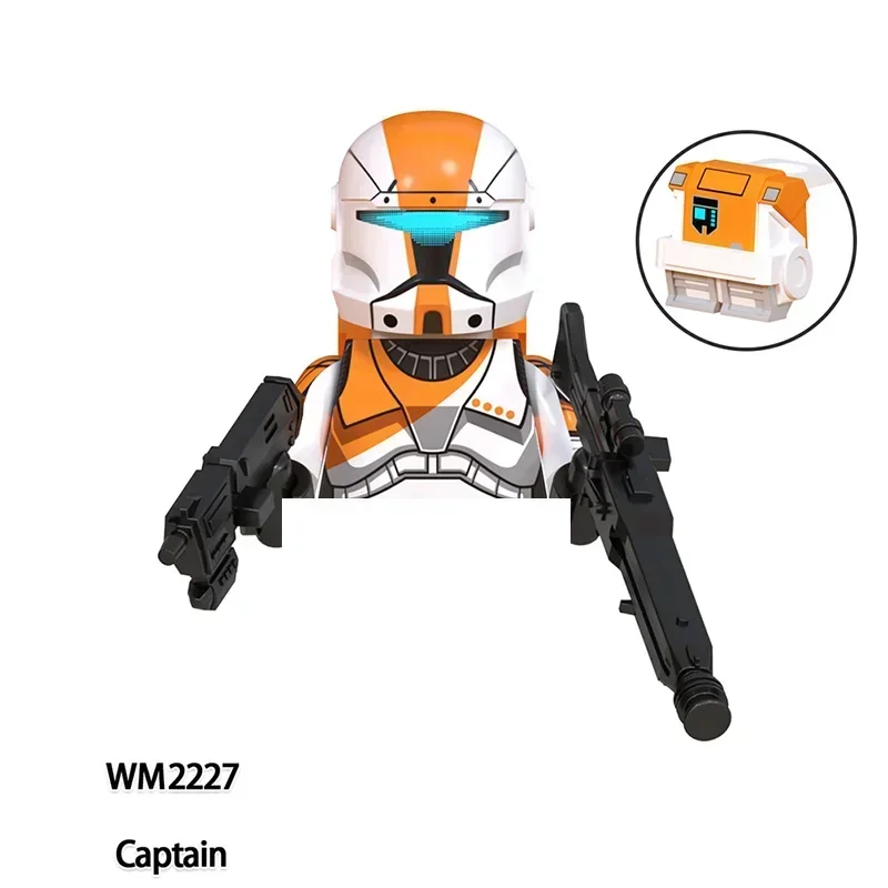 WM6124 Building blocks Clone Troopers 501st Regiment Imperial Stormtrooper Mini Robot Figure Toy Assembling Doll Present