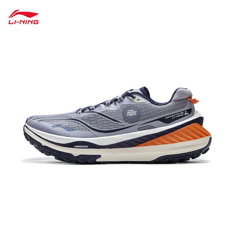 

LI-NING DI LU V2 Men Trail Running Shoes BOOM Cushion Anti-Slip Outdoor Sports Shoes Wear-Resistant Competition Sneakers ARNV001