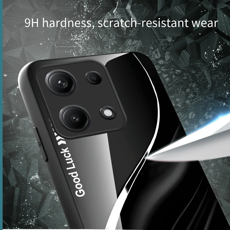 حافظة من الزجاج المقسى الصلب لهاتف OPPO A6 Pro 5G 4G غطاء حماية متدرج اللون خلفي Shell Fundas