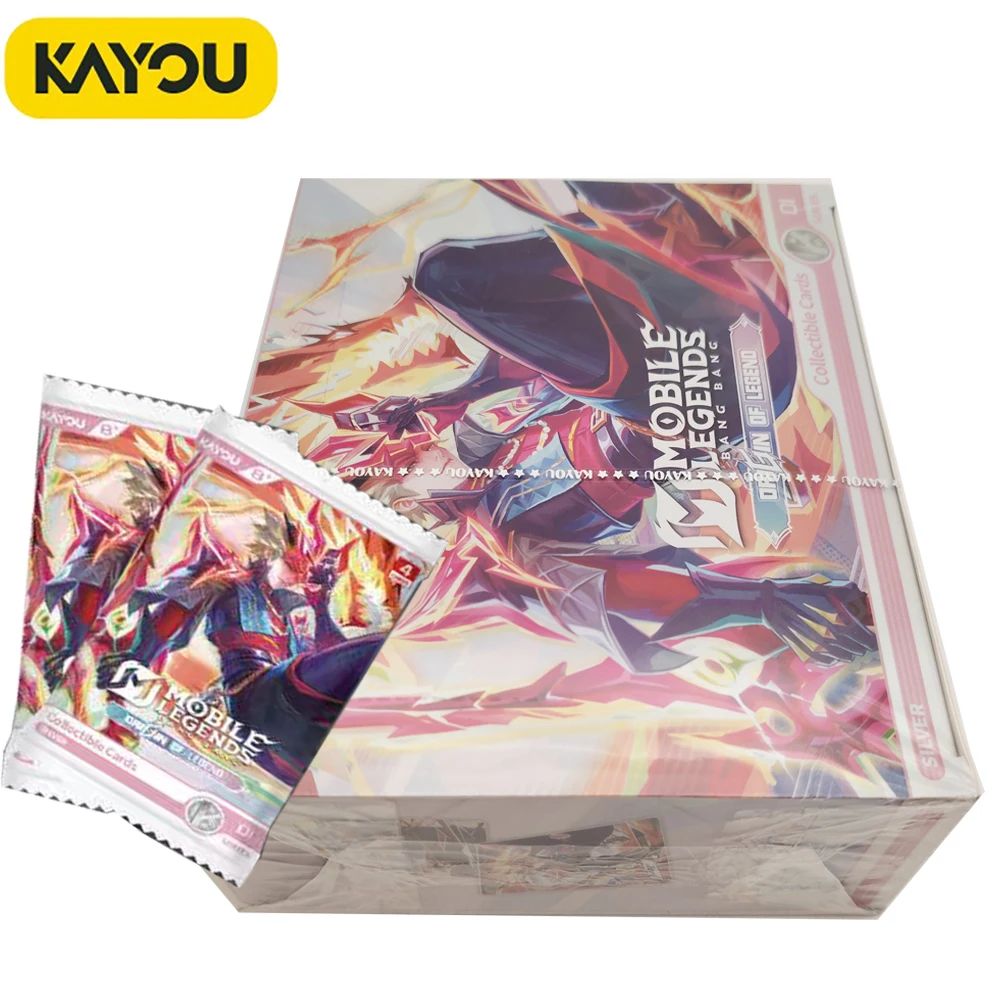 

New Original Kayou MLBB English Language Collection Cards Creative Peripheral Fashion Trend Exquisite Cards Kids Hobbies Gifts