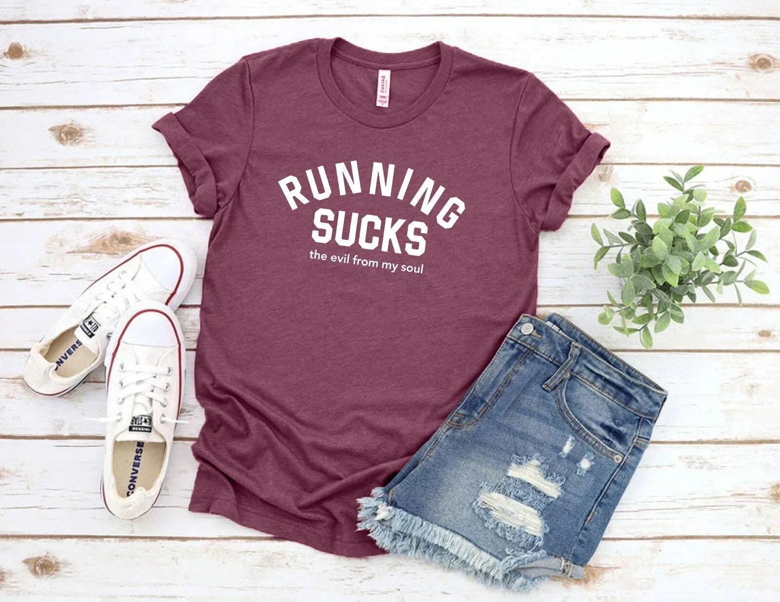 Runner Gym T Shirt Fitness Running Sucks The Evil From My Soul Muscle Your Cardio For Woman Funny Workout