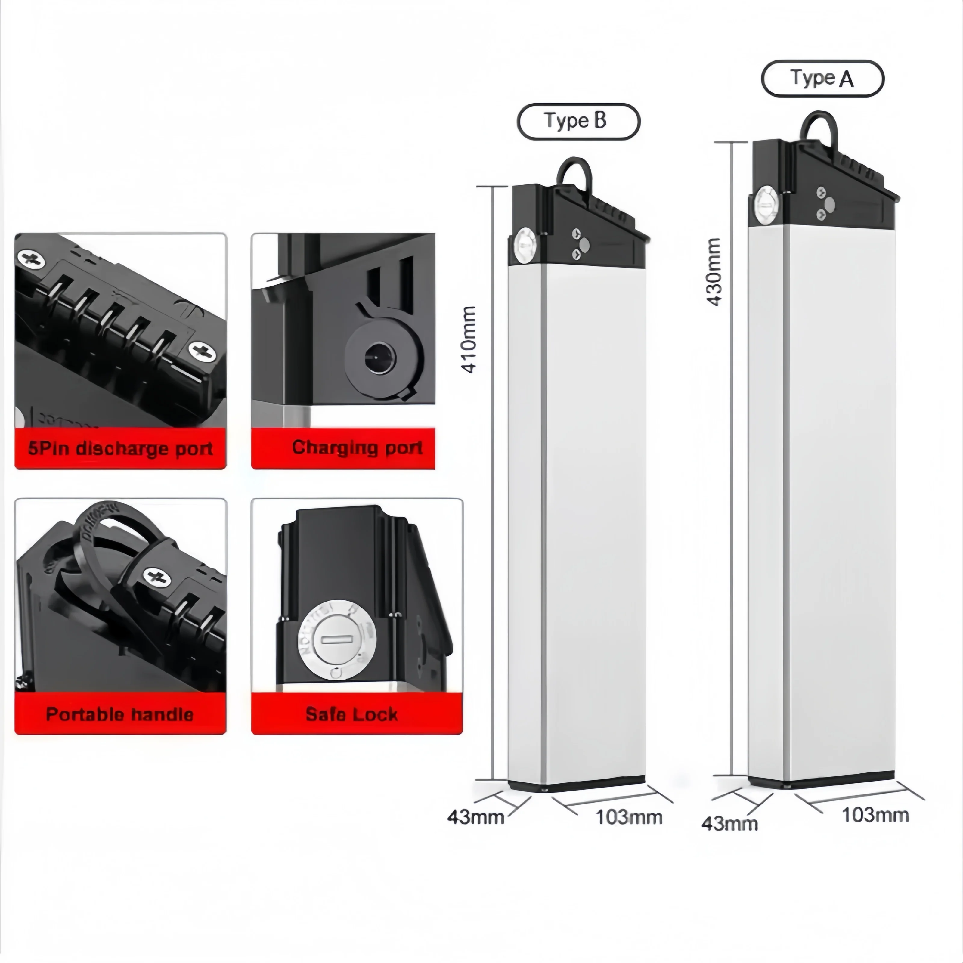 

Складной аккумулятор для электровелосипеда 48 В, 14 Ач, оригинальный аккумулятор 18650 для электровелосипеда, 48 В, 36 В, 10,4 Ач, 12,8 Ач, DCH 006, для электрического велосипеда 500 Вт, 750 Вт, 1000 Вт