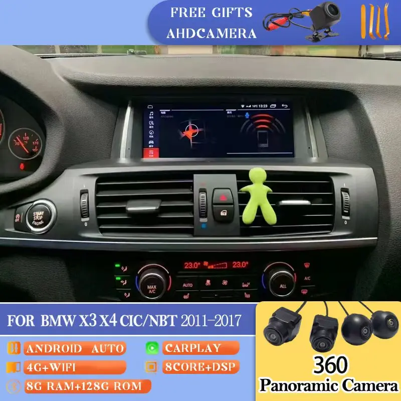 

8.8inch For BMW X3 X4 F25 F262011-2017 Android Navigation Car GPS Stereo Radio Wifi 8+128GG