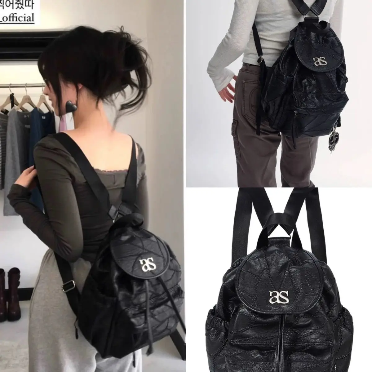 Zaino ason di nicchia coreano: borsa da scuola versatile, borsa da viaggio alla moda, leggera e di grande capacità, zaino per studenti