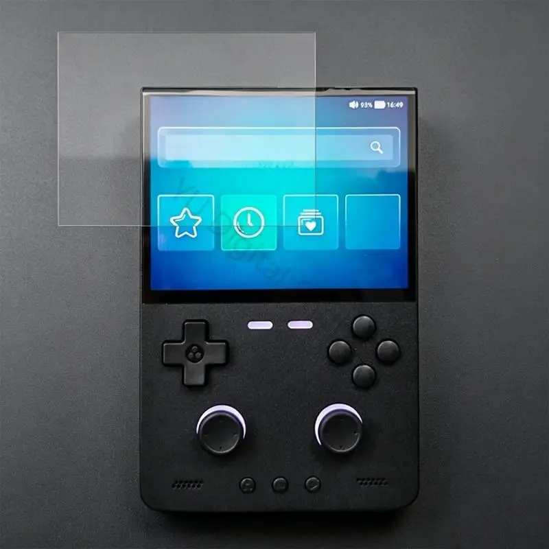 96BA Glas-Bildschirmfolie für Trimui Brick Handheld Game, 9H Härte, helle Bildschirmabdeckung – Detail 7