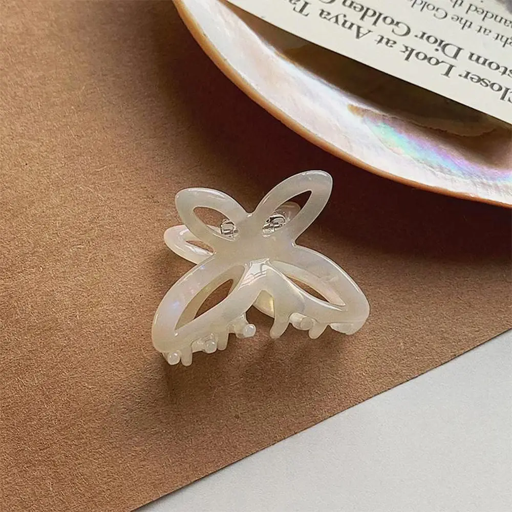 Vintage Sweet Hollow Hair Clip Fairy Acetate Hair Claw Modeling Tool for Women Girls