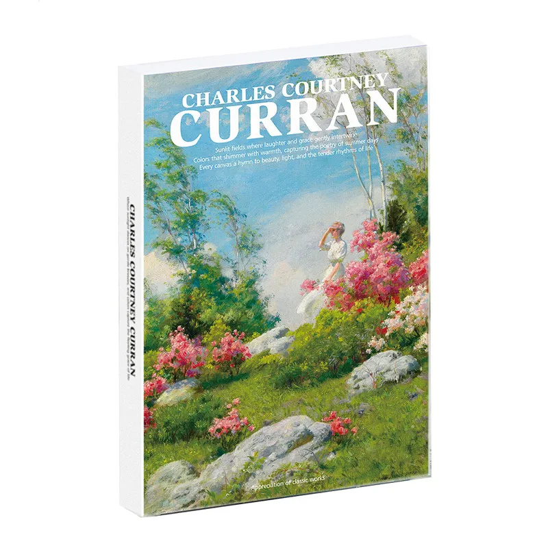 30Sheets/Box Charles Courtney Curran Art Painting Postcard Vintage Greeting Card Ins Style Wish Card Art Gift Decoration Message
