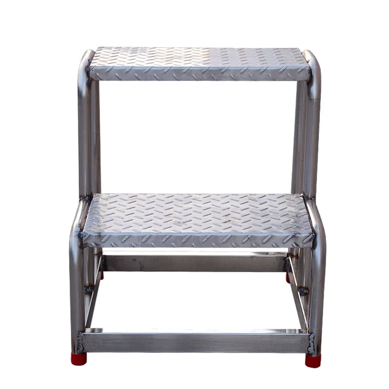 

Stainless steel step stool, industrial step stool, indoor and outdoor household ladder, outdoor climbing ladder, two-step, three