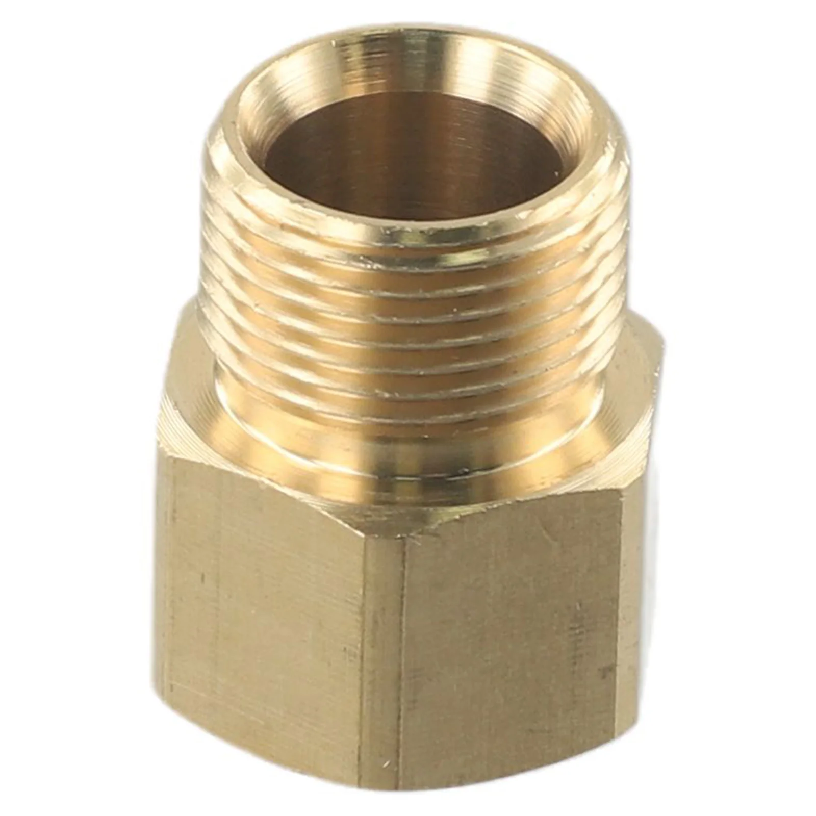 

High Quality Adapter Pressure Washer Parts 1 Pc 4500 PSI Brass Element Fittings Metric Adapter M22 14mm Female