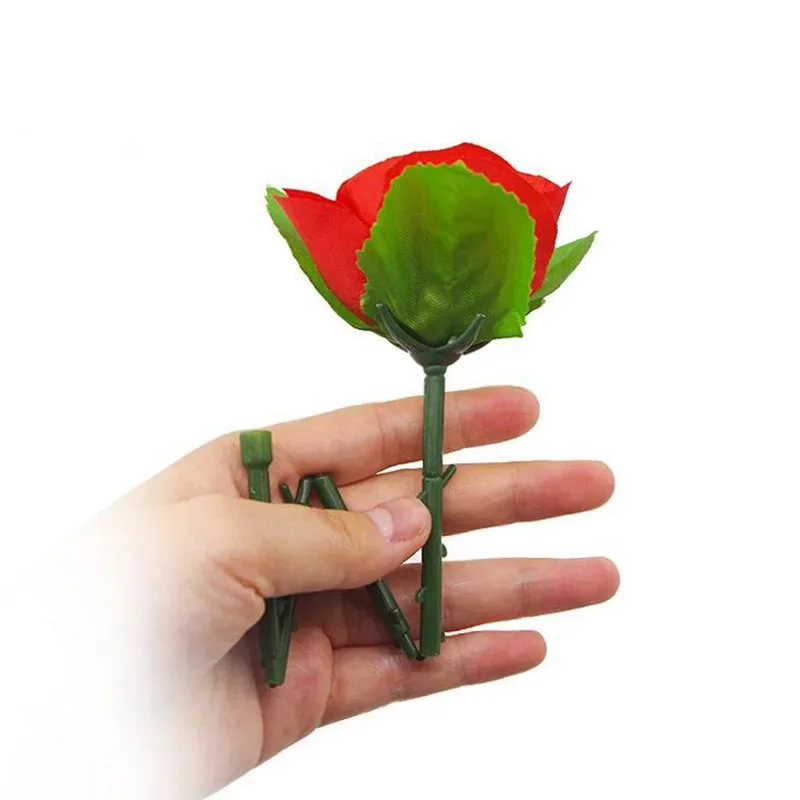 

5pcs/lot Folding Rose Appearing Rose Magic Tricks Flower Appearing Magia Magician Close Up Street Gimmick Funny Mentalism Props