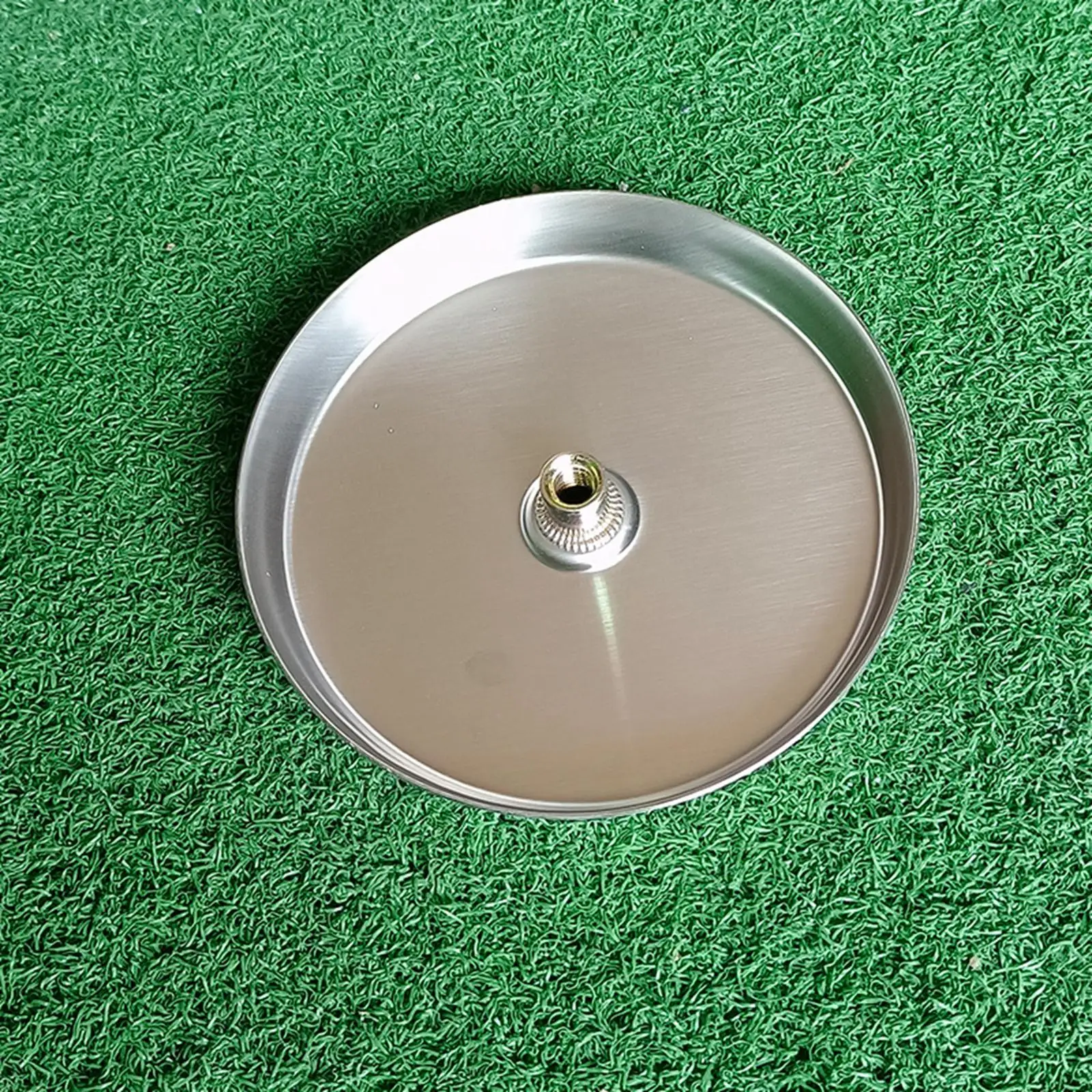 

Stainless Steel Golf Hole Cup Mini Flag Set Lightweight Golf Accessory for Indoor Outdoor Putting Golf Practice