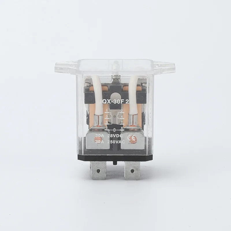 JQX-30F-2Z 8-Pin 30A Current High Power AC Relay 220VAC24VDC