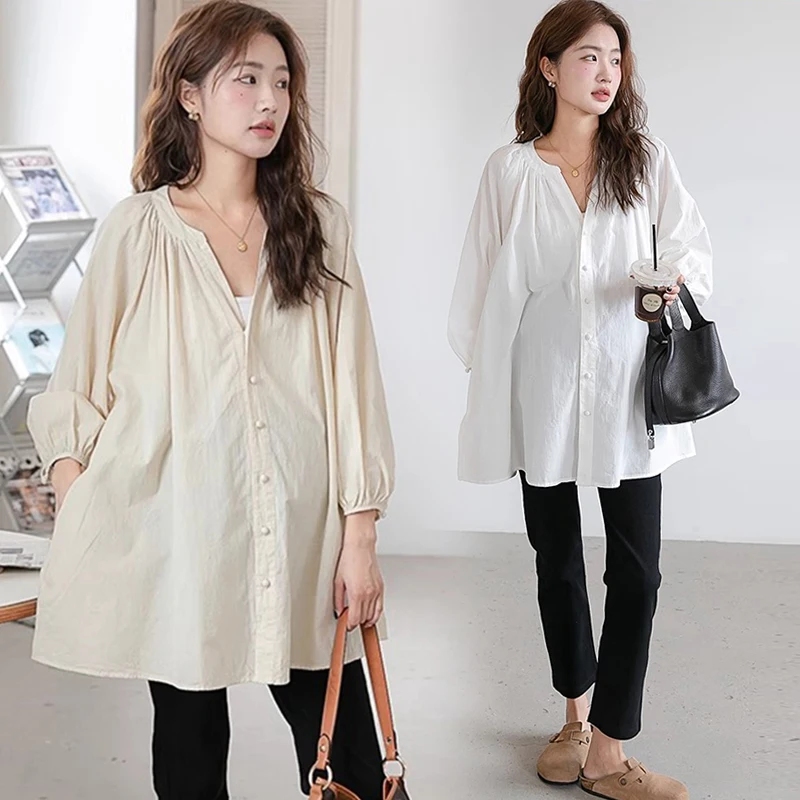 

Korean Style Pregnant Woman Autumn Clothes Maternity Black Jeans with Pockets Fashion Office Lady Elegant Denim Trousers Pants