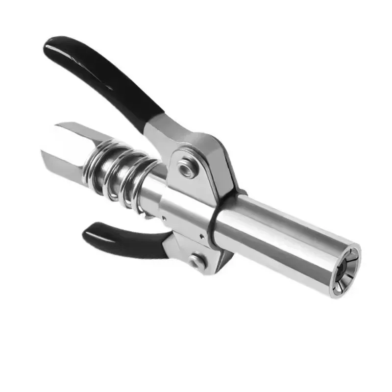 Nieuw voor dubbel handvat vetspuit reparatie accessoires roestvrijstalen auto spuit smeermiddel tip olie populair