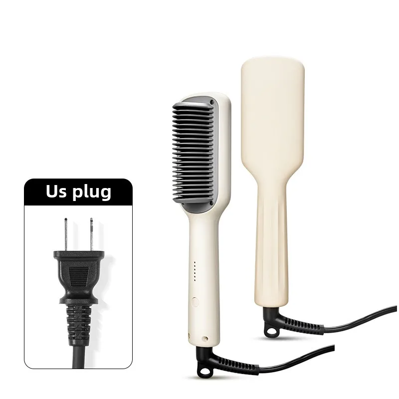 3 in 1 Hair Straightener, Heating Brush, Professional Quick Heating Electric Comb, Hair Straightener, Anti-scalding Styling Tool