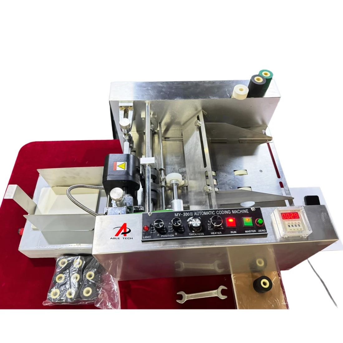 Desktop Full-Automatic High-Accuracy Hot Stamping & Date Coding Machine MY300 for Cartons & Paper Packaging