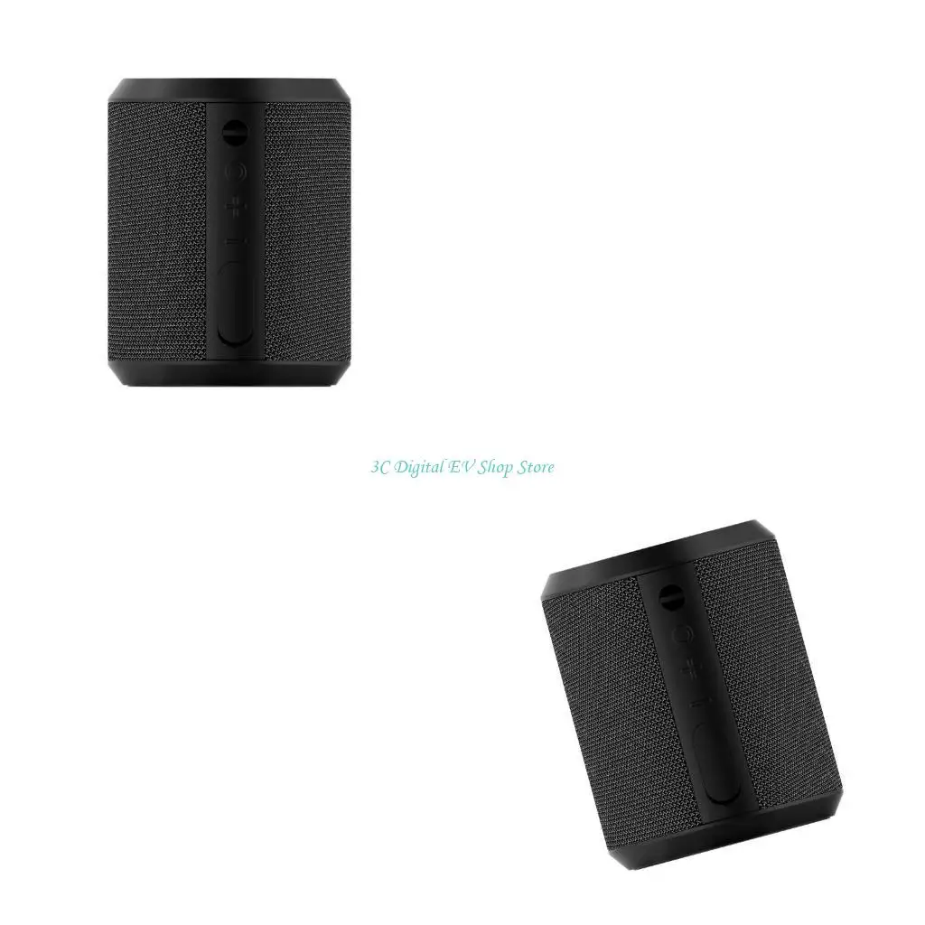 E74D Wireless Shower Speaker IP67 Waterproof Mini Soundbox Lightweight Body Splashproof Speaker ABS for Bathroom Carrying
