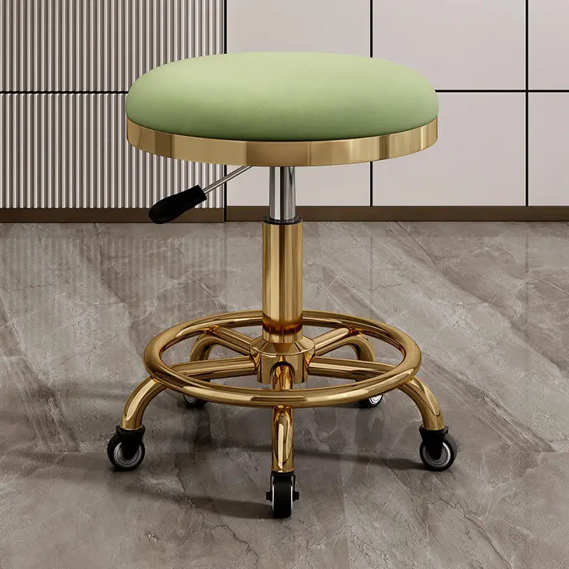 

Оборудование для салона Стул-стилист на колесах Салон красоты Мебель для парикмахерской Табурет для педикюра Мастер-табуреты из нержавеющей стали