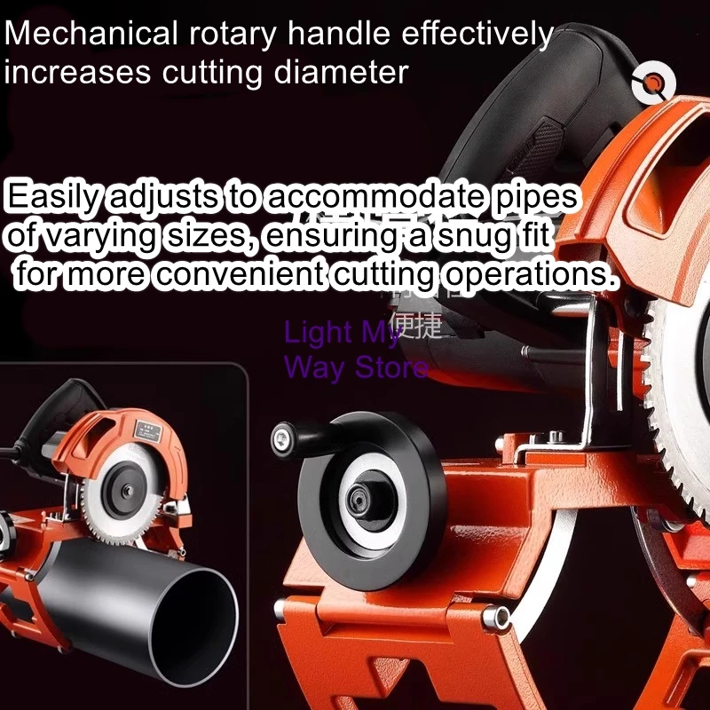 Steel Pipe PE Pipe Cutter 50-250 Pipe Cutting Machine Fire Protection Galvanized Pipe Cutter