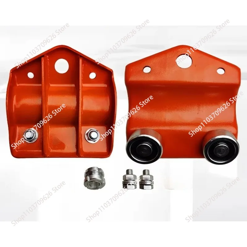 Lifting Round Tube Sports Car Round Tube Pulley Hand Push Sports Car Pulley Small Crane Monorail