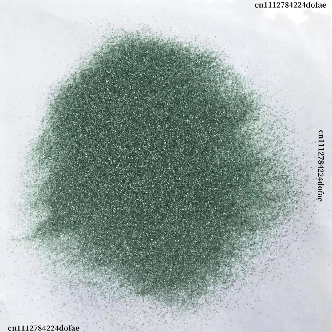 Green Silicon Carbide Powder Granules 16~8000 Mesh Green SiC Grit for Sandblasting Polishing Abrasive Tools Refractory Material