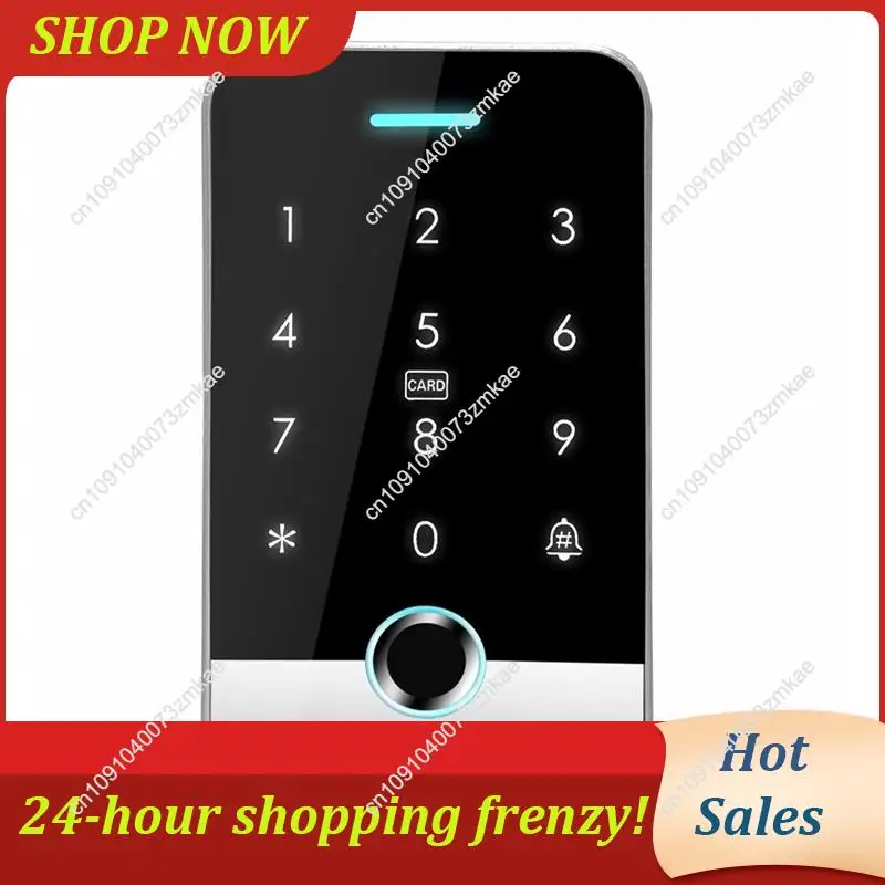 

Ежедневная распродажа, устройство открывания дверей, автономный контроль доступа, Tuya NFC, клавиатура с отпечатками пальцев, 125K RFID 13,56M, IC, система считывания карт