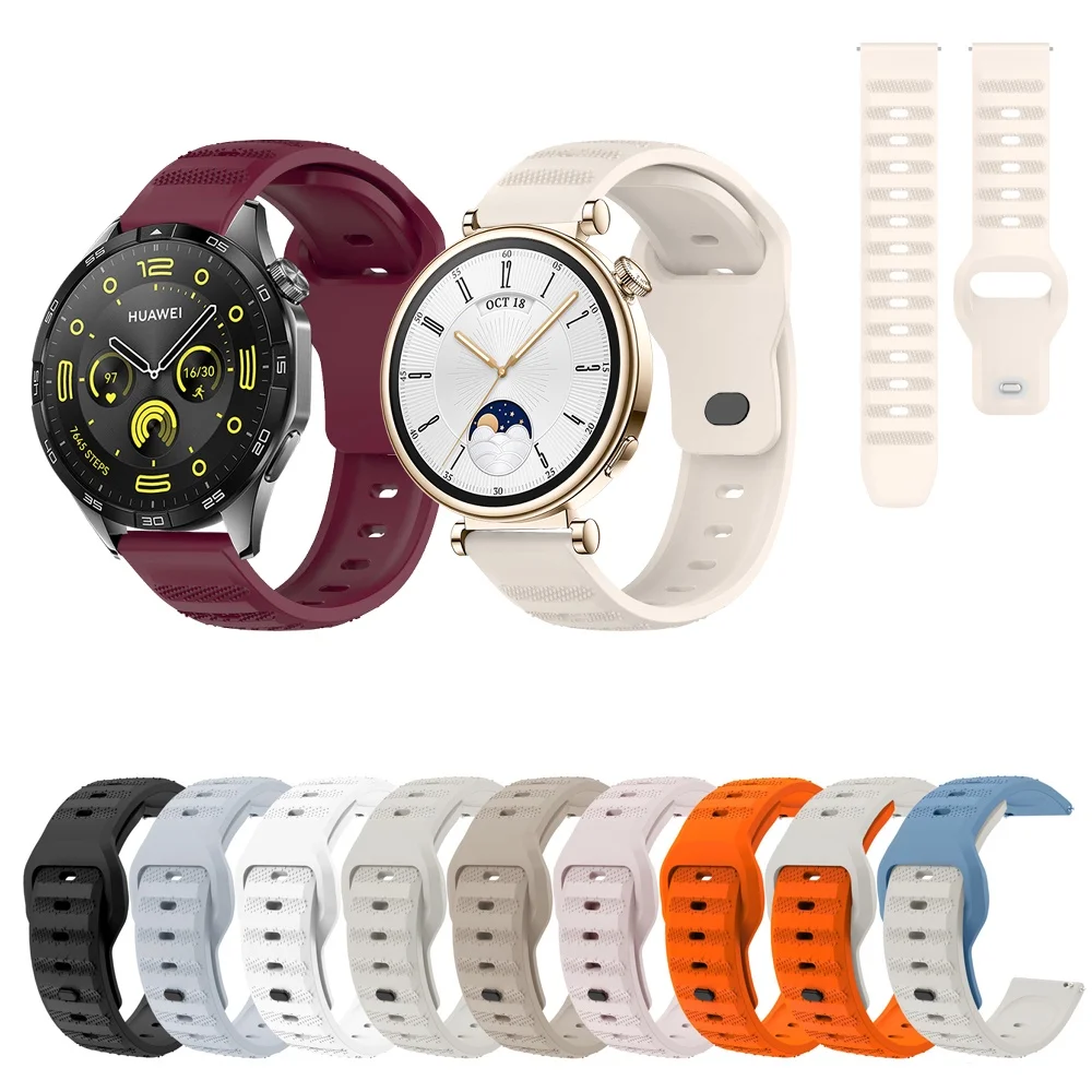 

Silicone Strap For Huawei Watch GT5 GT3 GT4 SE GT2 GT2e Watch4 Watch3 Pro GT 2 3 4 5 2e 41mm 42mm 43mm 46mm