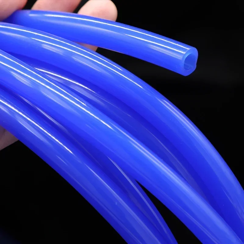 Tuyau en caoutchouc de silicone bleu de qualité alimentaire, tube flexible en non silicone, ID 0.5, 1, 2, 3, 4, 5, 6, 7, 8, 9, 10, 12, 14, 16, 18, 20, 25, 32mm, 1 m, 5 m, 10m