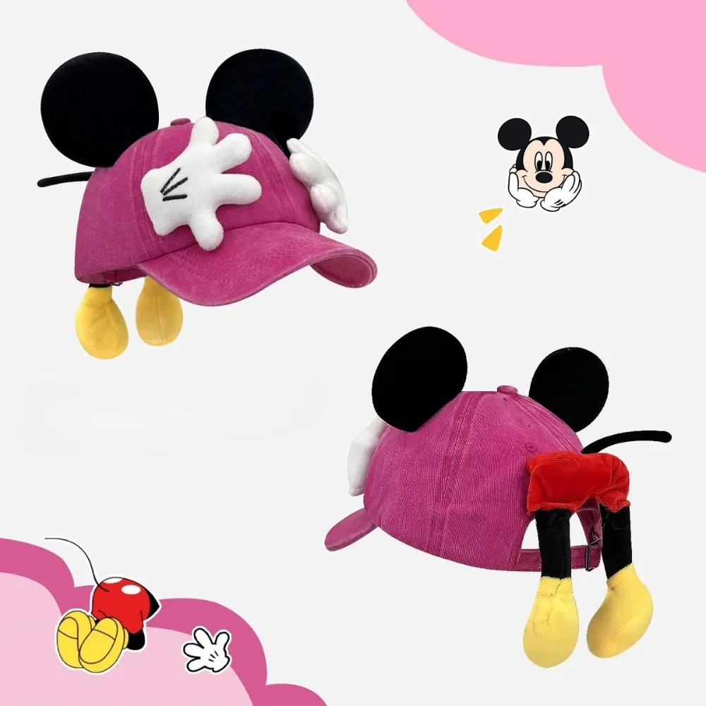 لطيف ميكي النخيل بعقب سلسلة بطة اللسان قبعة زوجين ظلة وواقية من الشمس فارغة أفضل قبعة مثمنة قبعة صياد قبعة