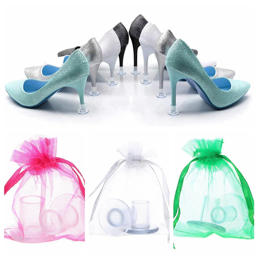 36 Pairs High Heel Protectors Heel Caps Covers for Outdoor Wedding Party Heel Stoppers Heels Guard Stop Sinking at Grass Cracks