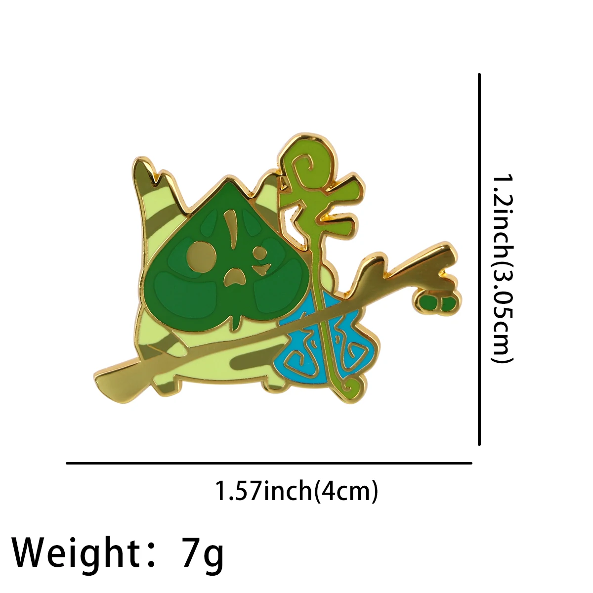 Video Game Enamel Pin Green Forest Brooches for Women Lapel Pins Badges on Backpack Clothing Accessories Fashion Jewelry Gift