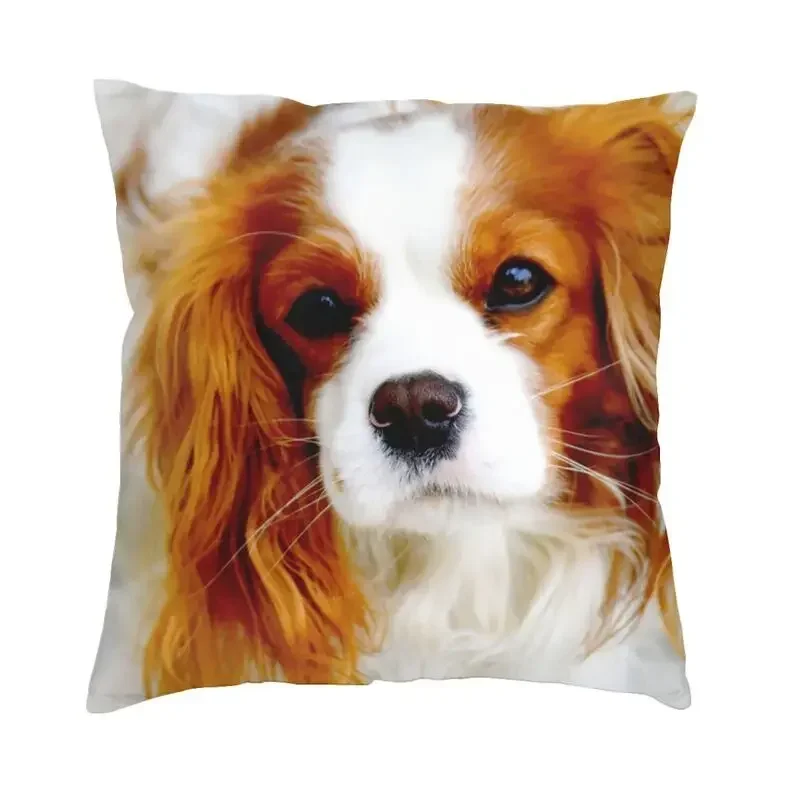 Cute dog pattern throw pillow cover with short plush print for living room sofa decoration cushion cover pillow covers