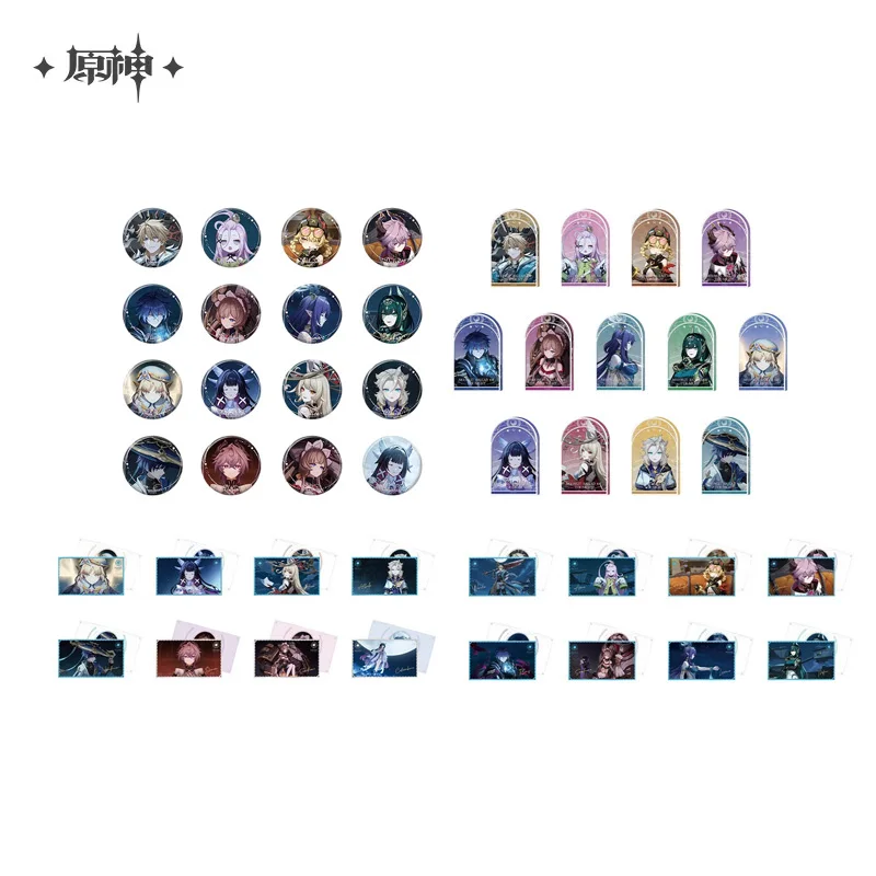 

Presale Sunsyea Genshin Impact Official Merch miHoYo Original Authentic YYDSSS Badge Card Acrylic Ornament Columbina Flins