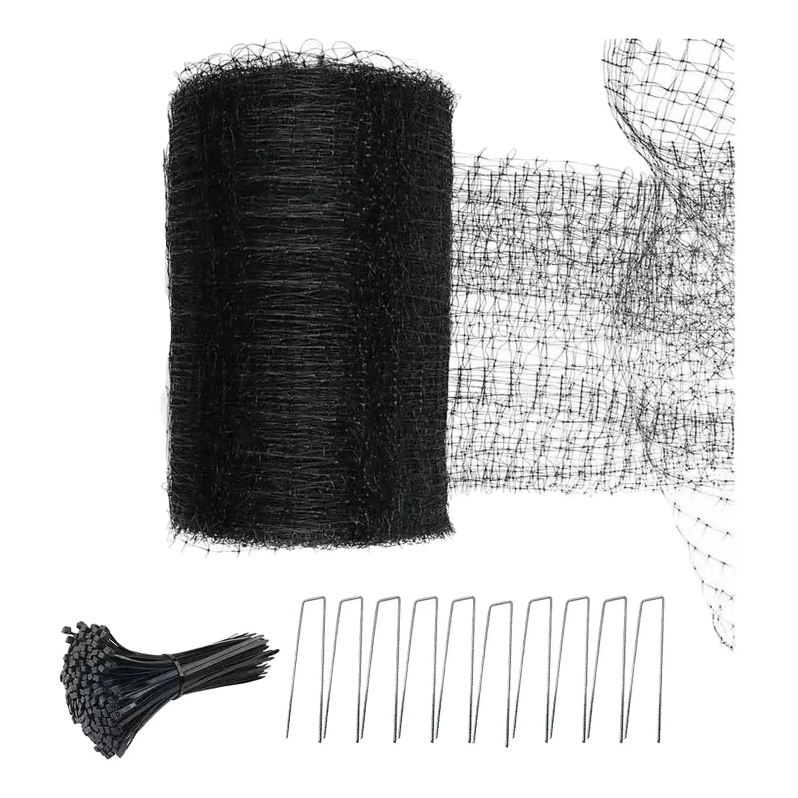 Anti Bird Netting with 10 Prevent Catching Tools for Farm Tree Patio