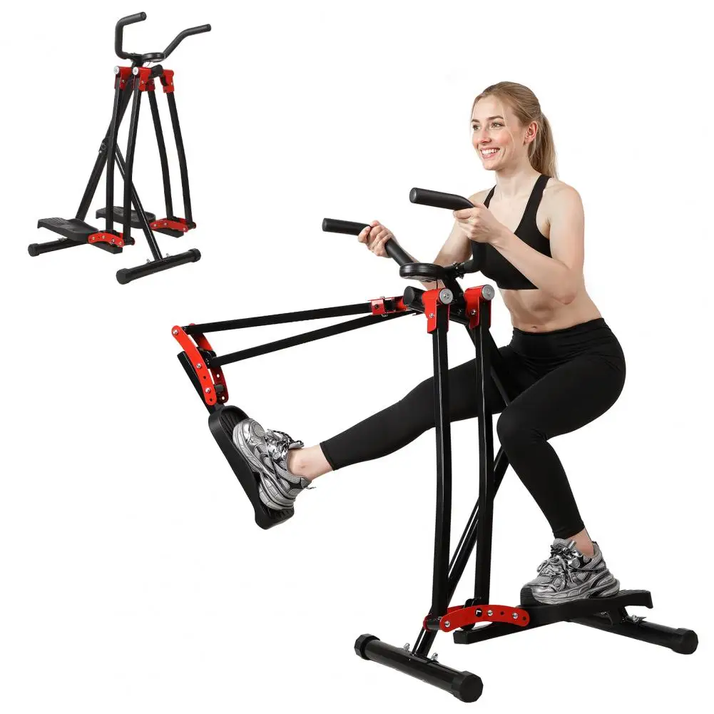 

Elliptical Exercise Machine, Space-Saving Cross Trainer with Display, Arm Leg Cardio Fitness Equipment for Home