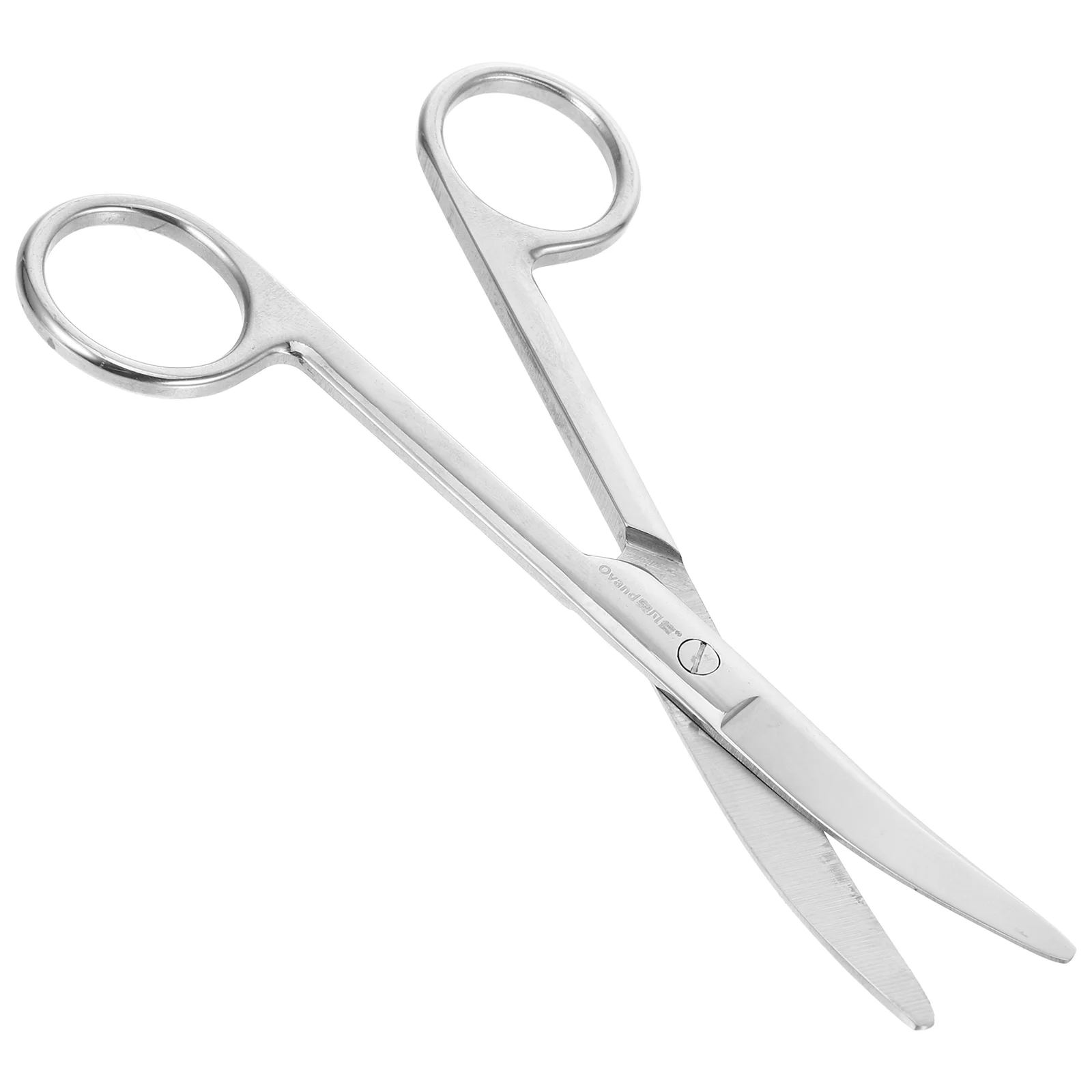 Round Stoma Scissors Surgical Ostomy Supplies Colostomy for Cutting Bag Stainless Steel Lightweight
