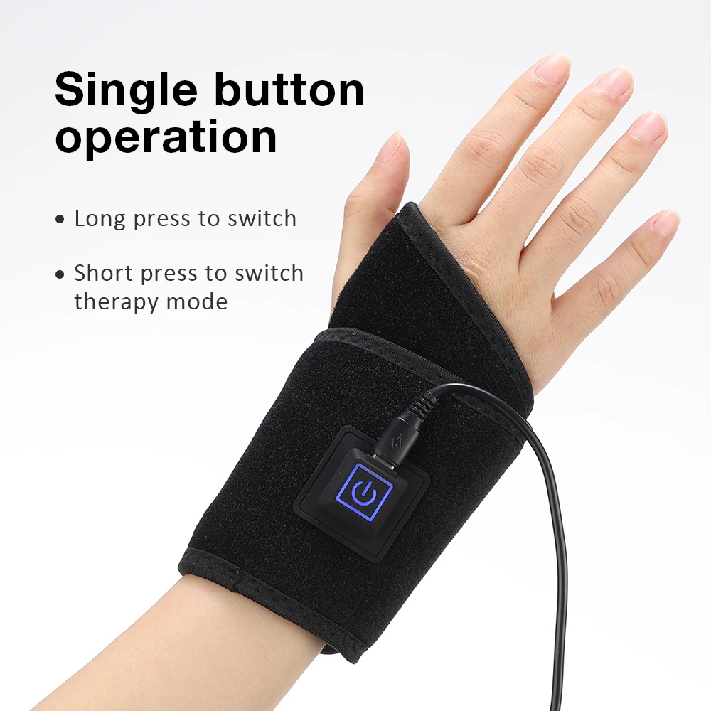 Red Light Therapy Wrist Wraps 660nm 850nm Infrared Therapy Belt For Hand Leg Arm Ankle Support Brace Relieve Tenosynovitis