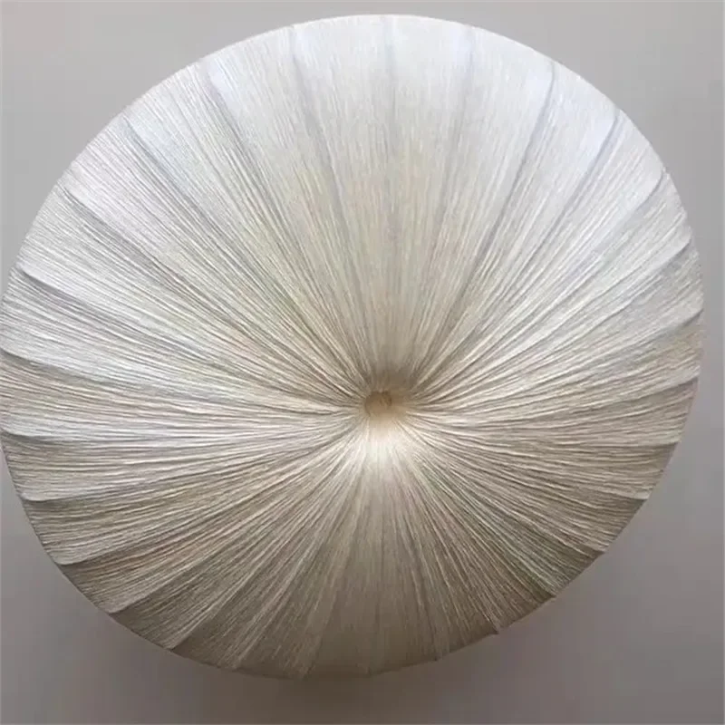 2026 وابي سابي Led النسيج ضوء السقف جولة الصحن الطائر مصباح غرفة المعيشة غرفة الطعام مطوي مصباح غرفة نوم مطعم معلق