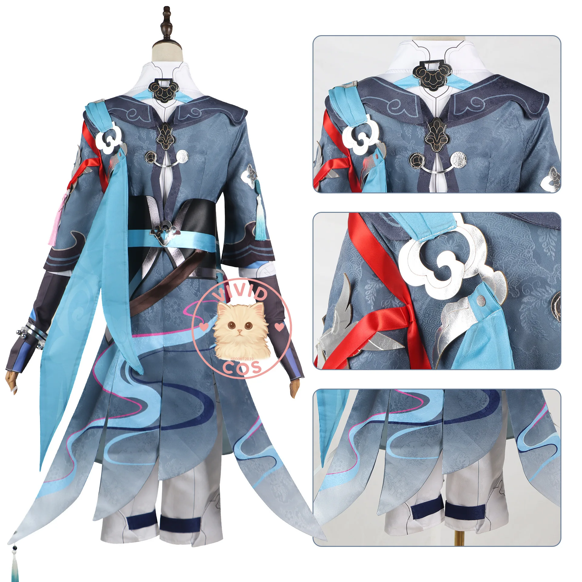 لعبة هونكاي: ستار ريل كوسبلاي أنيمي يانتشينغ زي كوميك كون للحفلات لعب الأدوار ملابس ساخنة زي موحد للرجال والنساء مجموعة أحذية شعر مستعار