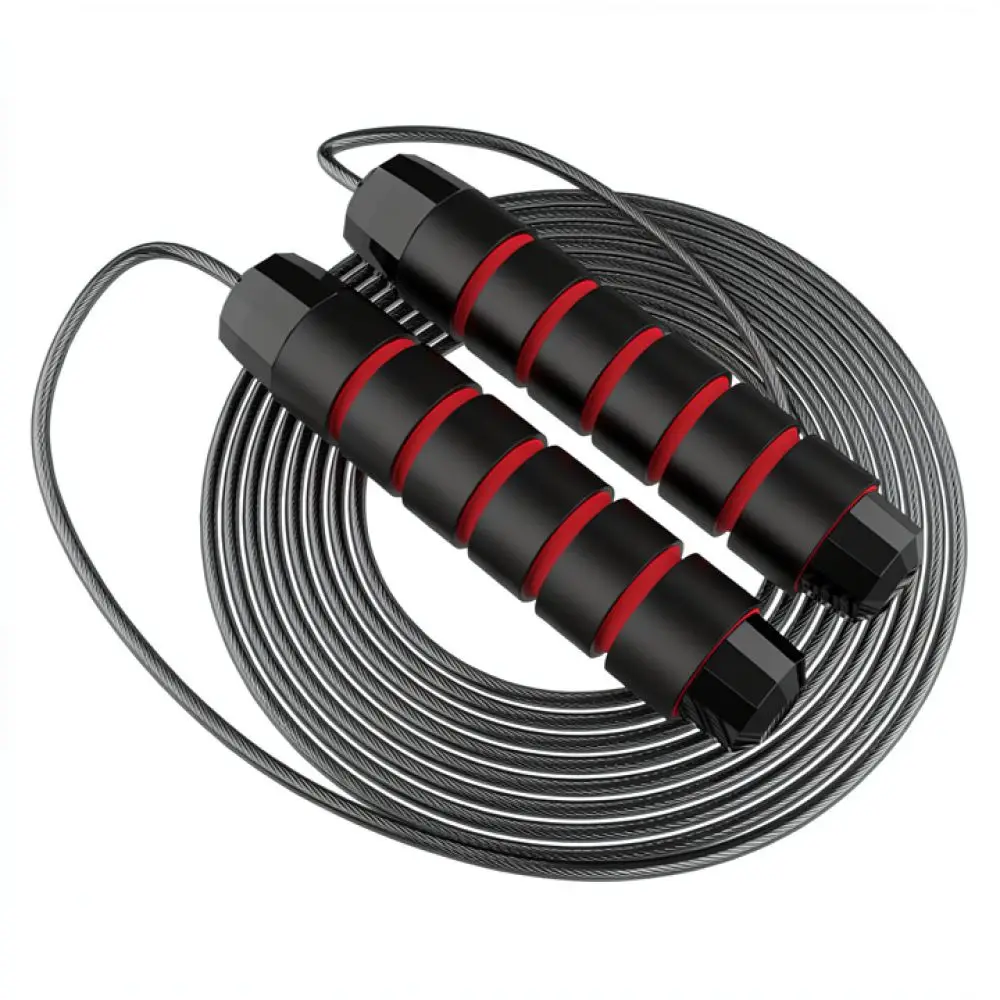 Adjustable Steel Wire Jump Rope Fitness Training Speed Skipping Tool For Sports Workout Exercise Gym Equipment